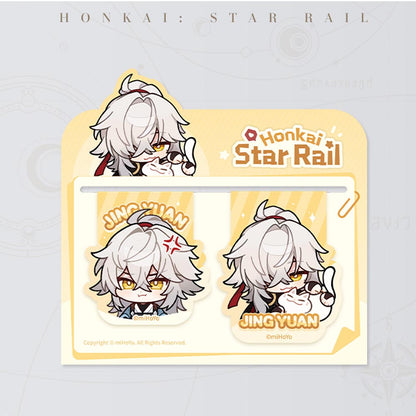 【Pre order】Honkai: Star Rail Pom-Pom Gallery Soft Magnetic Bookmark Set