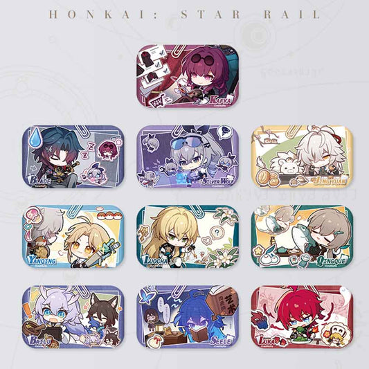 【 Pre order 】Honkai: Star Rail Pom-Pom Photo Album Series Tinplate Badges
