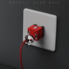 Honkai: Star Rail Straight Fire Unreal Banger Sparkle & Sparxie Series Fast Charging Power Adapter