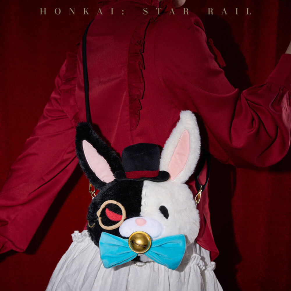 Honkai: Star Rail Straight Fire Unreal Banger Sparkle & Sparxie Series Plush Crossbody Bag