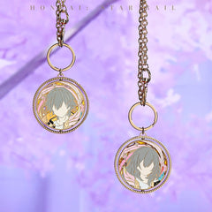 Honkai: Star Rail Trailblazer Writing Series Rotating Metal Keychain