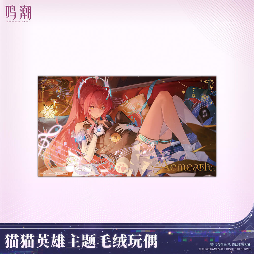 Wuthering Waves Cat Hero Themed Plush Doll