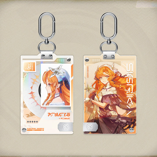 Wuthering Waves Entry Permit Series ID Card Keychain