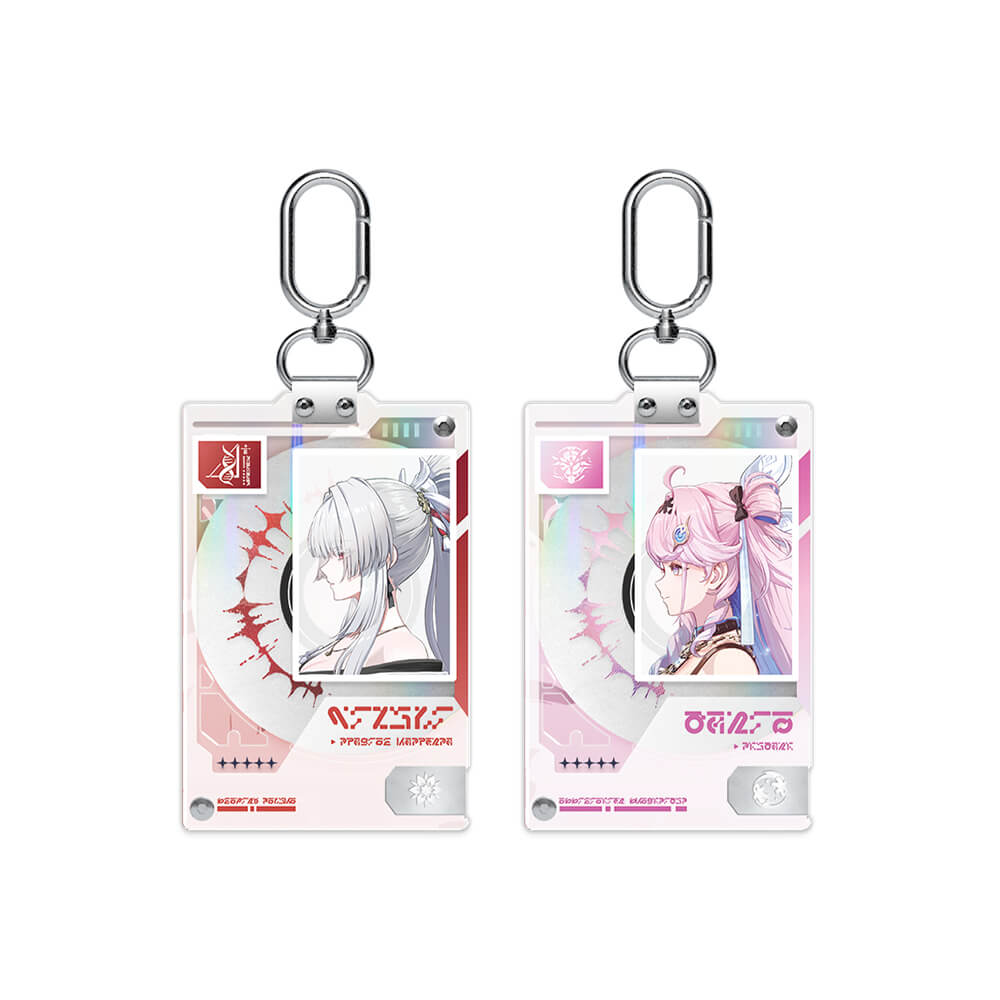 Wuthering Waves Entry Permit Series ID Card Keychain