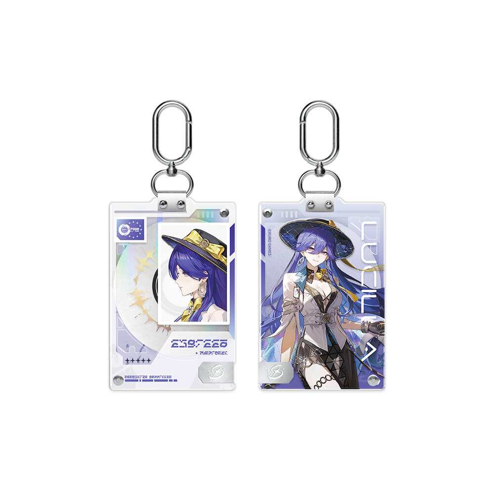 Wuthering Waves Entry Permit Series ID Card Keychain