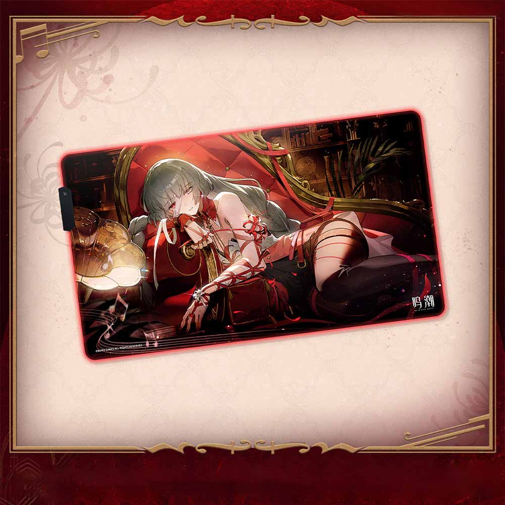 Wuthering Waves Melodies Yonder Themed Phrolova RGB Glowing Mouse Pad