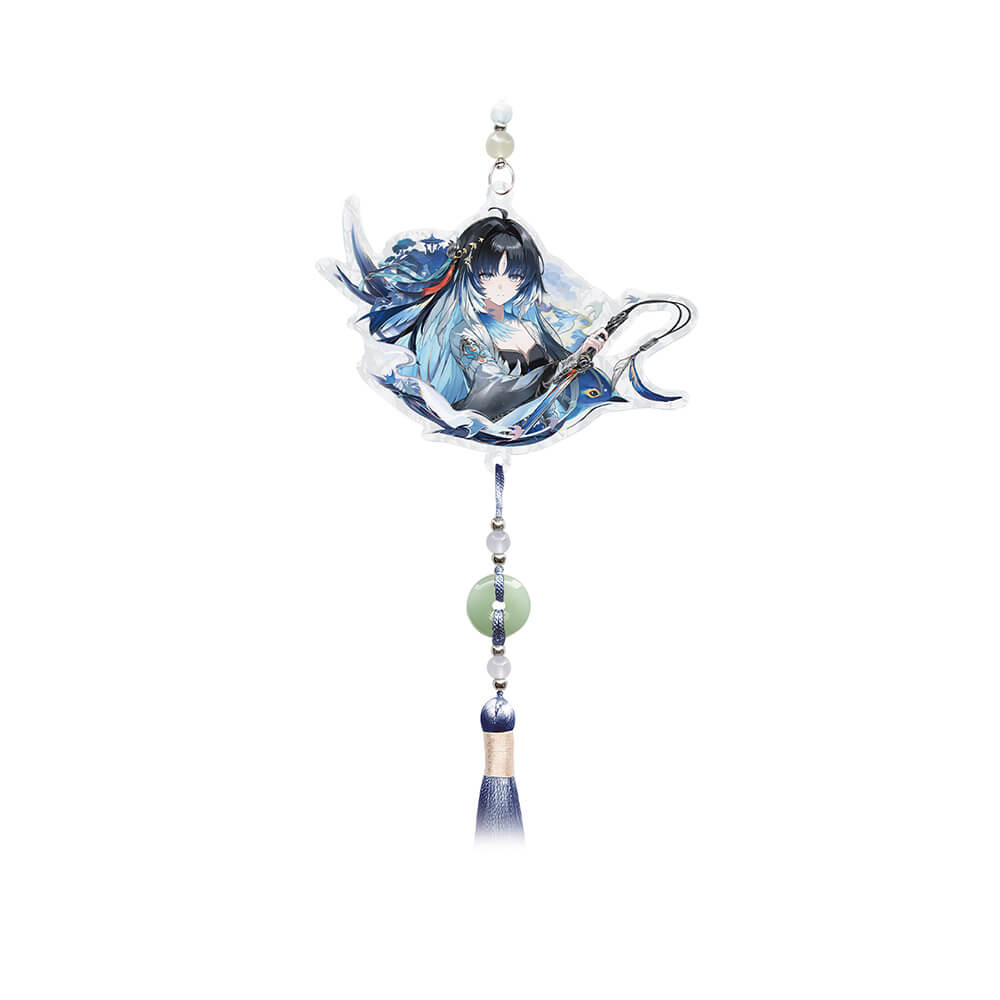 Wuthering Waves Mengzhou's Silhouette Themed Acrylic Keychain