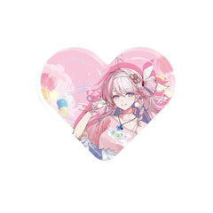 Wuthering Waves Pastel Wishes Themed Heart-Shaped Acrylic Ornament