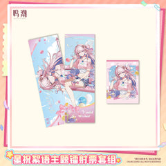 Wuthering Waves Pastel Wishes Themed Laser Ticket Set