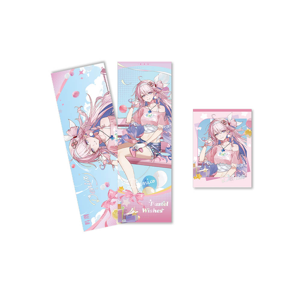 Wuthering Waves Pastel Wishes Themed Laser Ticket Set