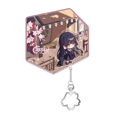 Wuthering Waves Resonator Themed Chibi Chisa Acrylic Fridge Magnet