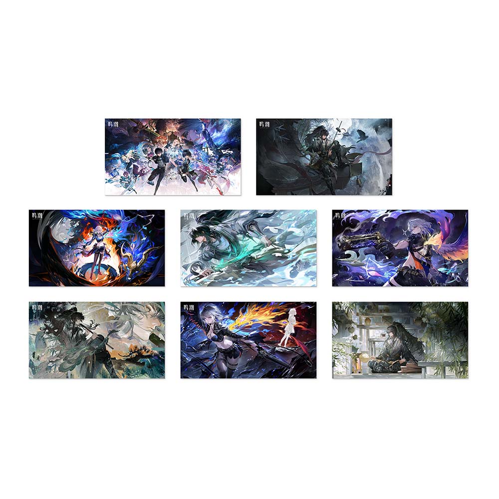 Wuthering Waves Resonator Themed Graphic Postcard Set