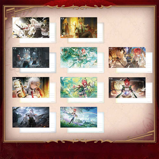 【 Pre order 】Wuthering Waves Resonator Themed Illustrated Postcard Set Vol.2