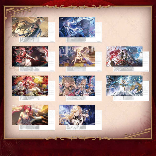 【 Pre order 】Wuthering Waves Resonator Themed Illustrated Postcard Set Vol.2