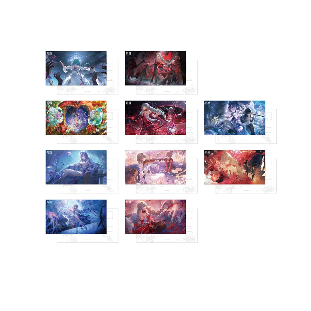 【 Pre order 】Wuthering Waves Resonator Themed Illustrated Postcard Set Vol.2