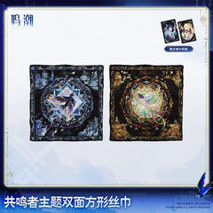 Wuthering Waves Resonator Themed Reversible Square Silk Scarf