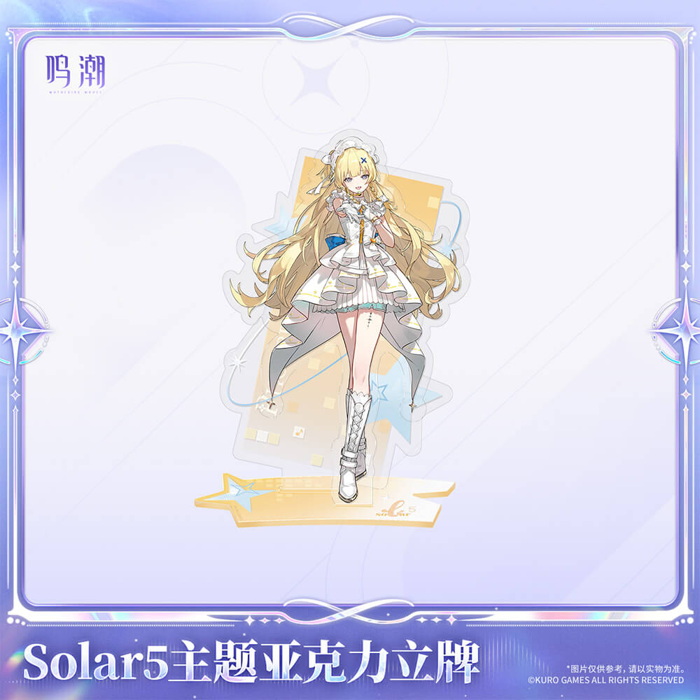 Wuthering Waves Solar5 Themed Acrylic Standee