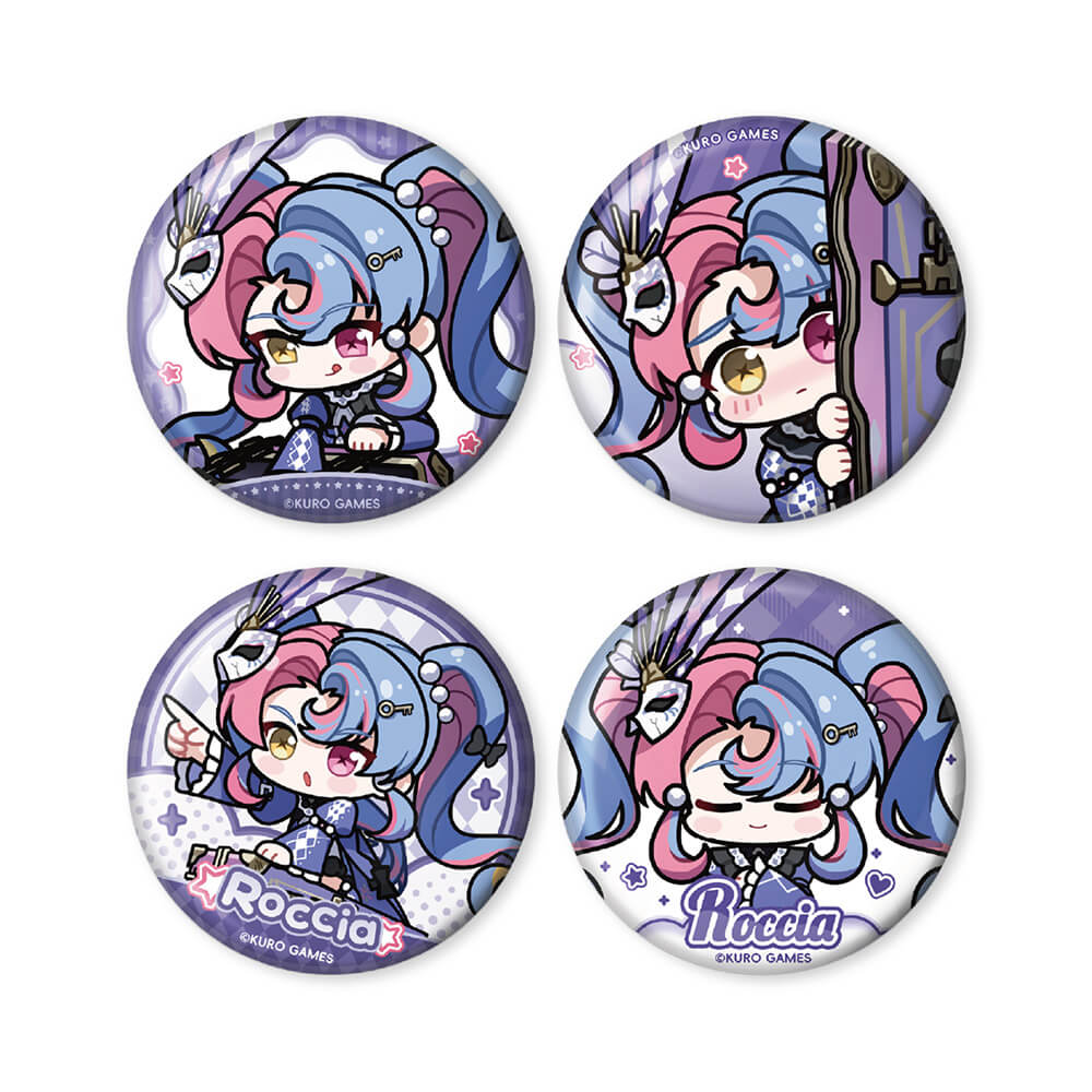 Wuthering Waves Sticker Series Mini Badge Set