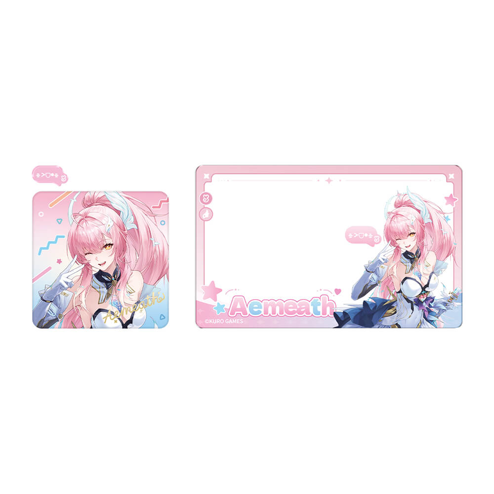 Wuthering Waves Two Yeah Series Badge & Acrylic Clear Card Set