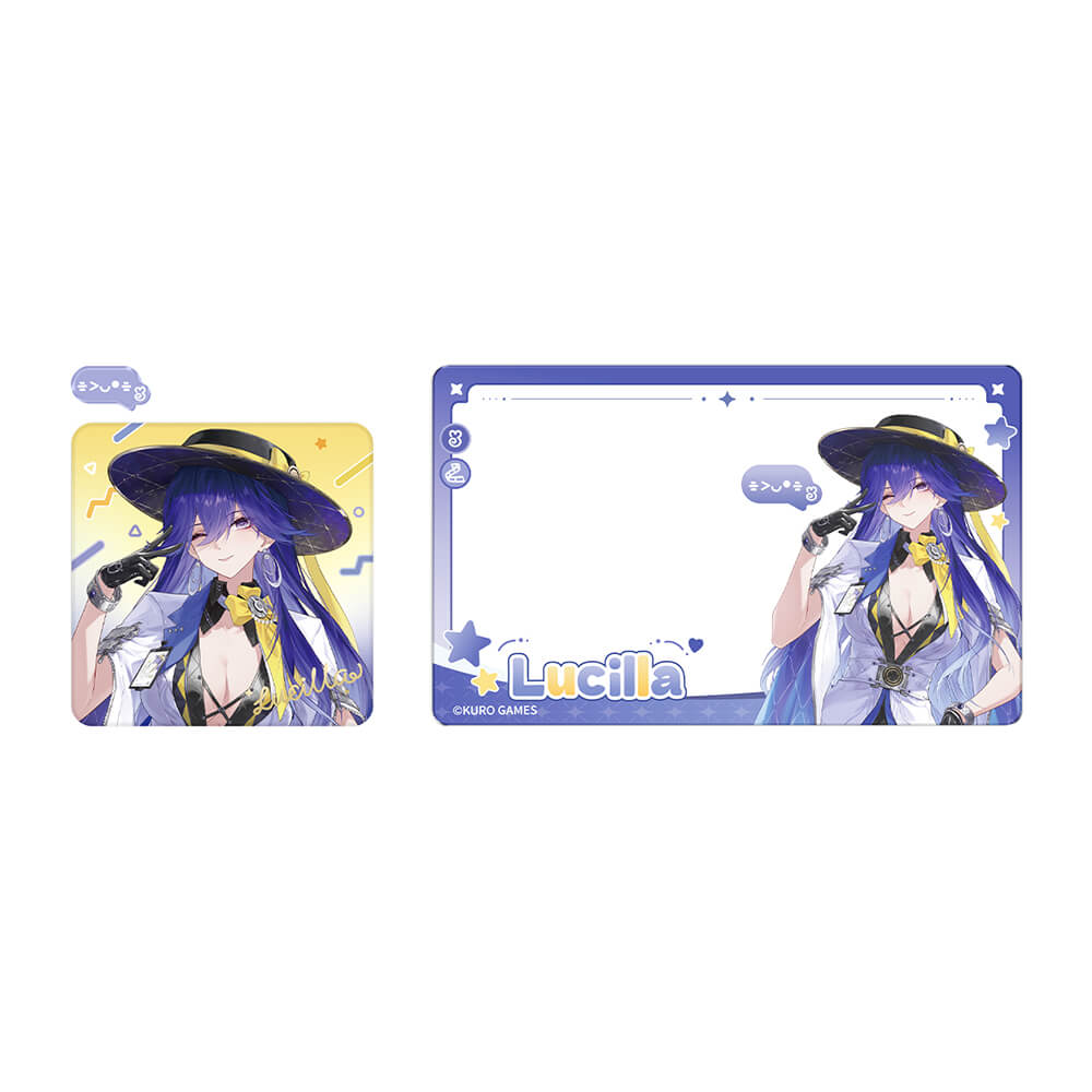 Wuthering Waves Two Yeah Series Badge & Acrylic Clear Card Set