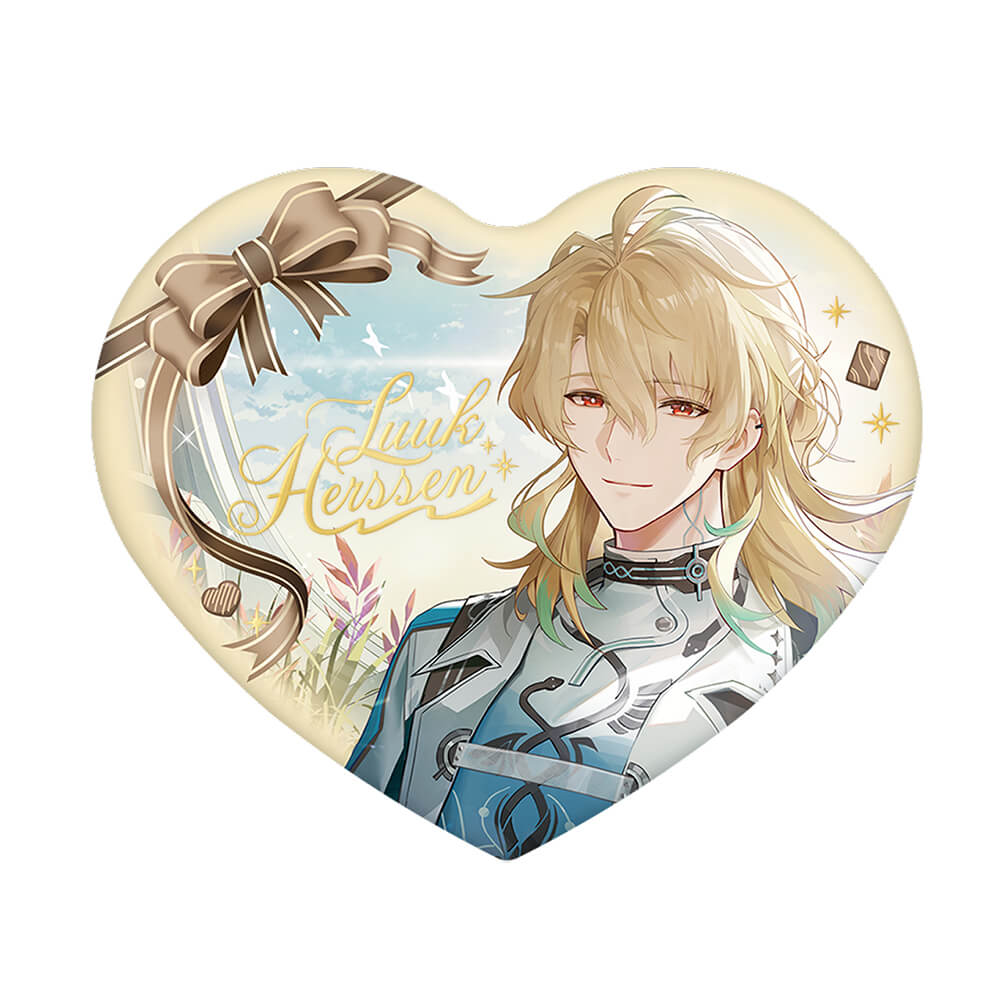 Wuthering Waves When Two Hearts Collide Heart-Shaped Badge
