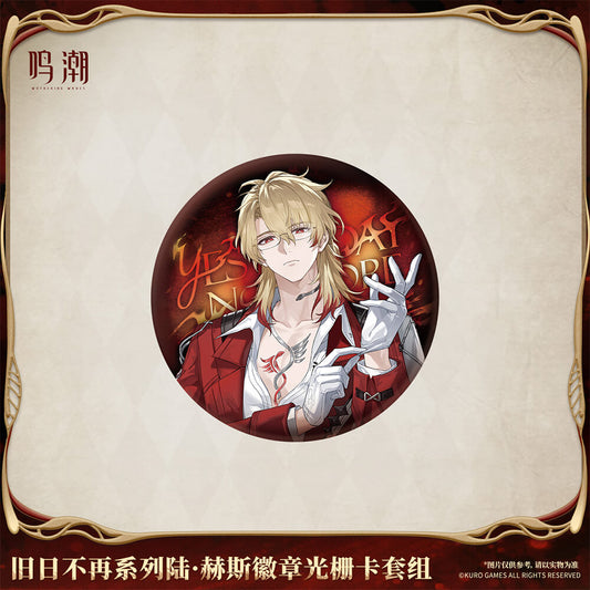 Wuthering Waves Yesterday No More Series Luuk Herssen Badge & Lenticular Card Set