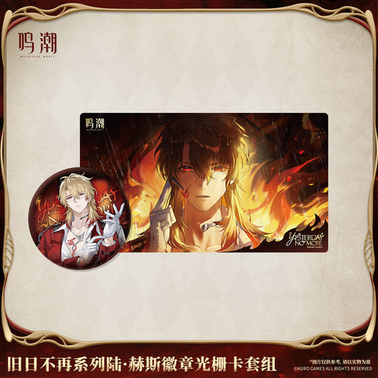 Wuthering Waves Yesterday No More Series Luuk Herssen Badge & Lenticular Card Set