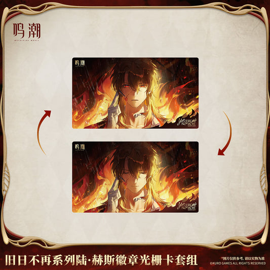 Wuthering Waves Yesterday No More Series Luuk Herssen Badge & Lenticular Card Set