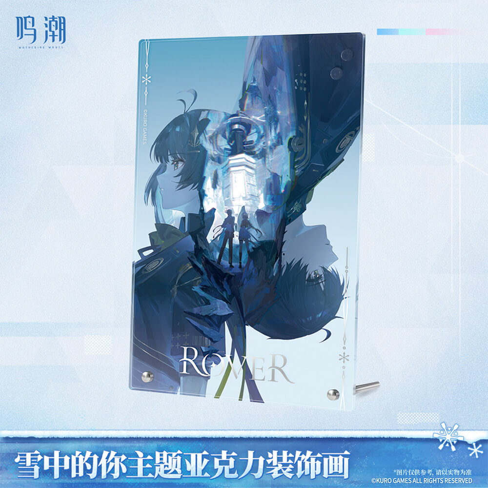 Wuthering Waves You Who Walk in Snow Themed Acrylic Art Panel