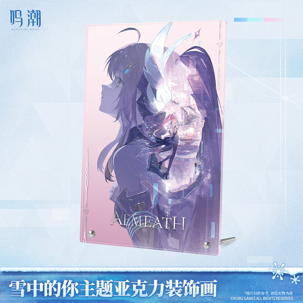 Wuthering Waves You Who Walk in Snow Themed Acrylic Art Panel