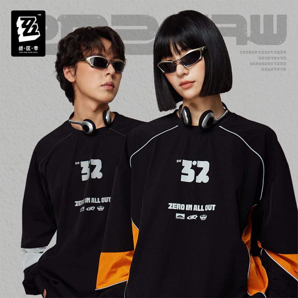 Zenless Zone Zero 3Z STUDIO 2026AW Spliced Quick-Dry Sports Pullover Top