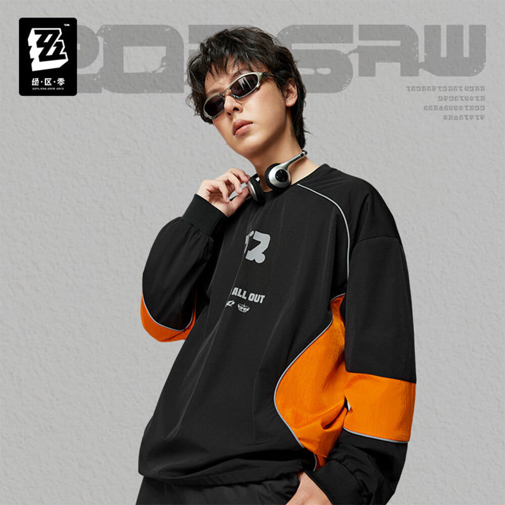 Zenless Zone Zero 3Z STUDIO 2026AW Spliced Quick-Dry Sports Pullover Top
