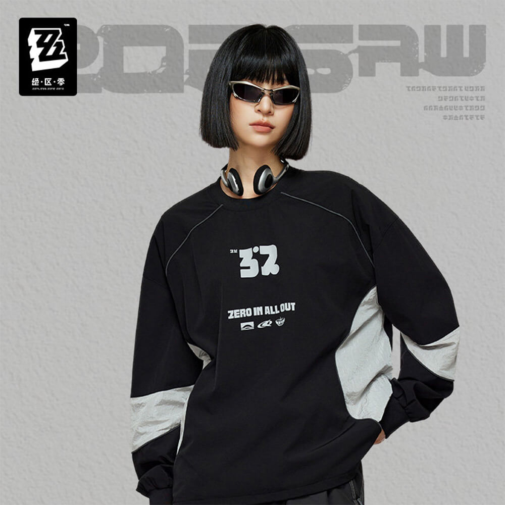Zenless Zone Zero 3Z STUDIO 2026AW Spliced Quick-Dry Sports Pullover Top