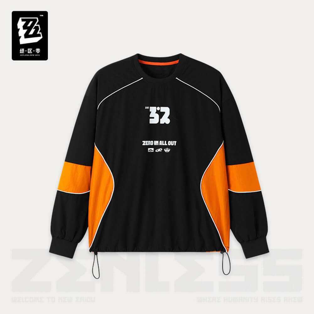Zenless Zone Zero 3Z STUDIO 2026AW Spliced Quick-Dry Sports Pullover Top