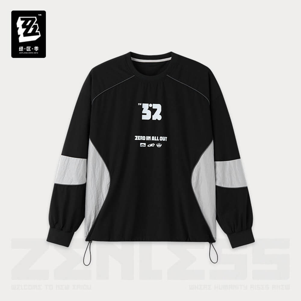 Zenless Zone Zero 3Z STUDIO 2026AW Spliced Quick-Dry Sports Pullover Top