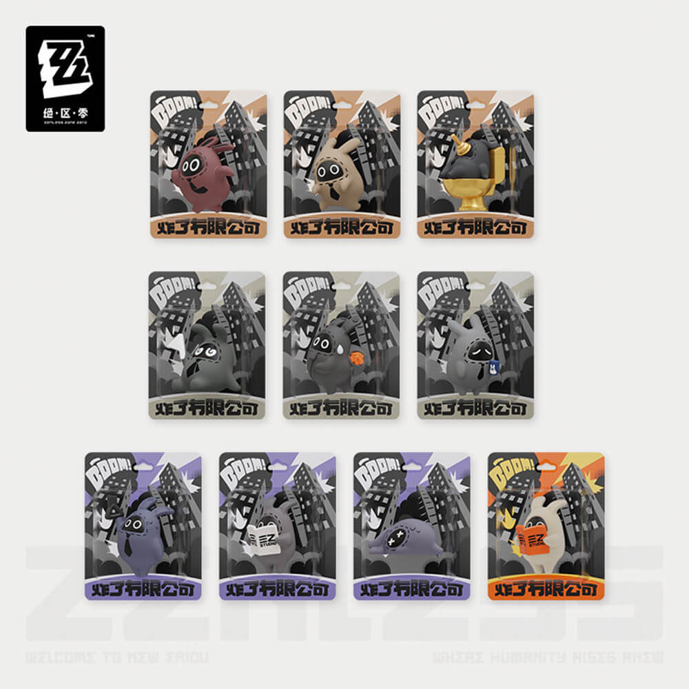 Zenless Zone Zero Bangboo Work Diary Series Mini Hanging Card Blind Box