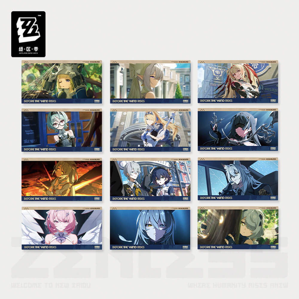 Zenless Zone Zero Before The Wind Rises Collectible Postcard Set