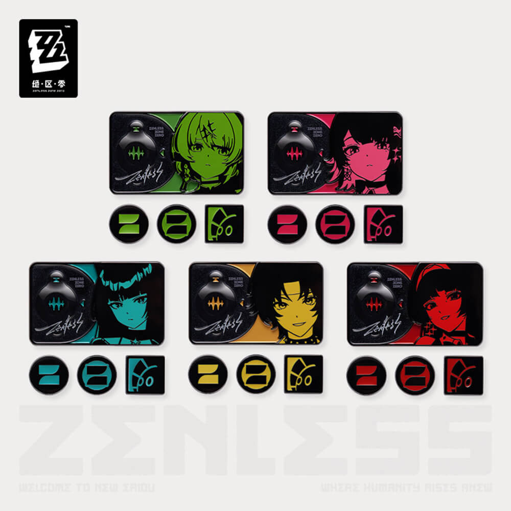 Zenless Zone Zero FES 2025 Character Metal Badge Set
