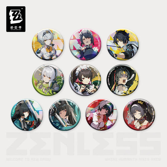 Zenless Zone Zero Inter-Knot Selection Series Tinplate Badge Blind Box Vol. 1