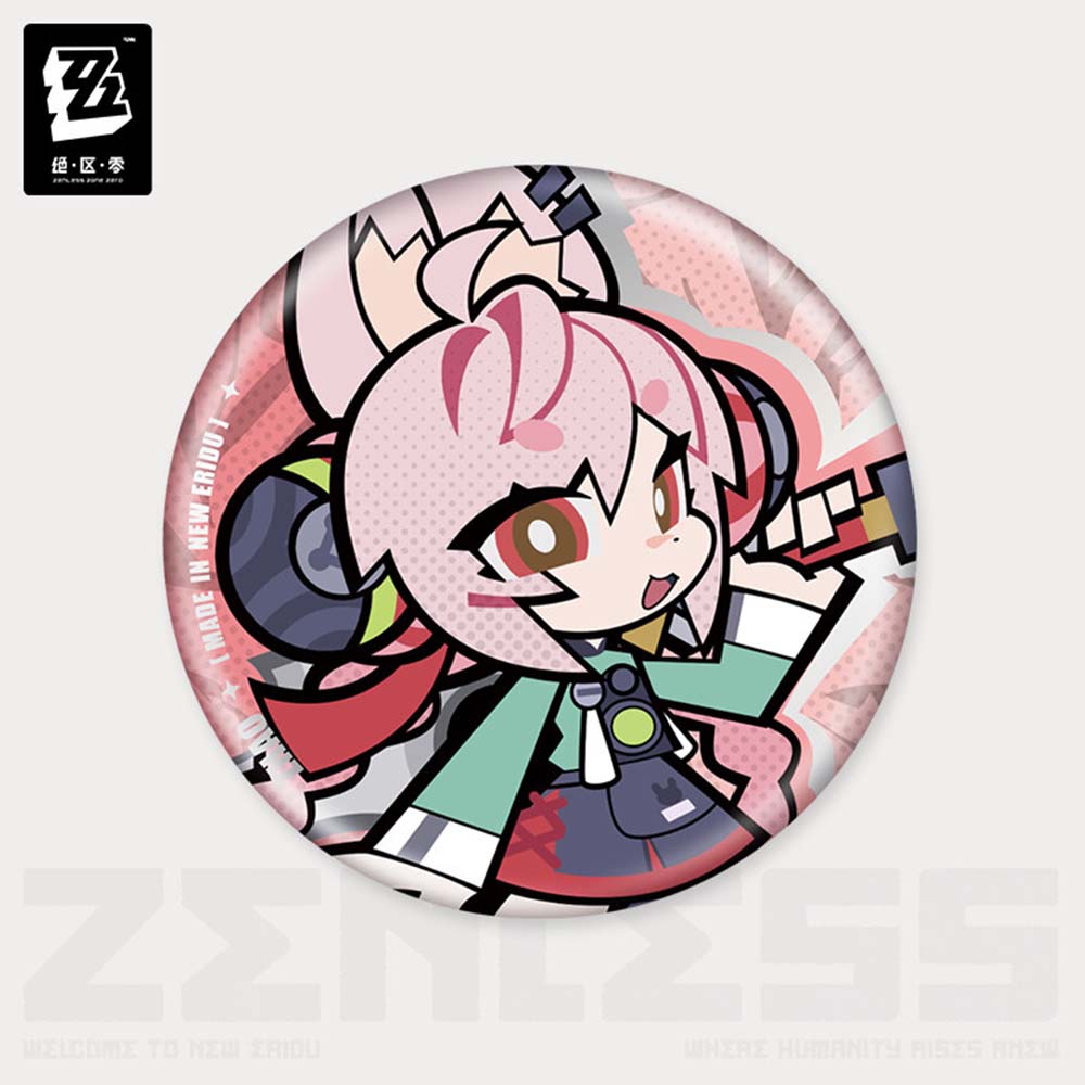 Zenless Zone Zero Krampus Compliance Authority Q Version Badge