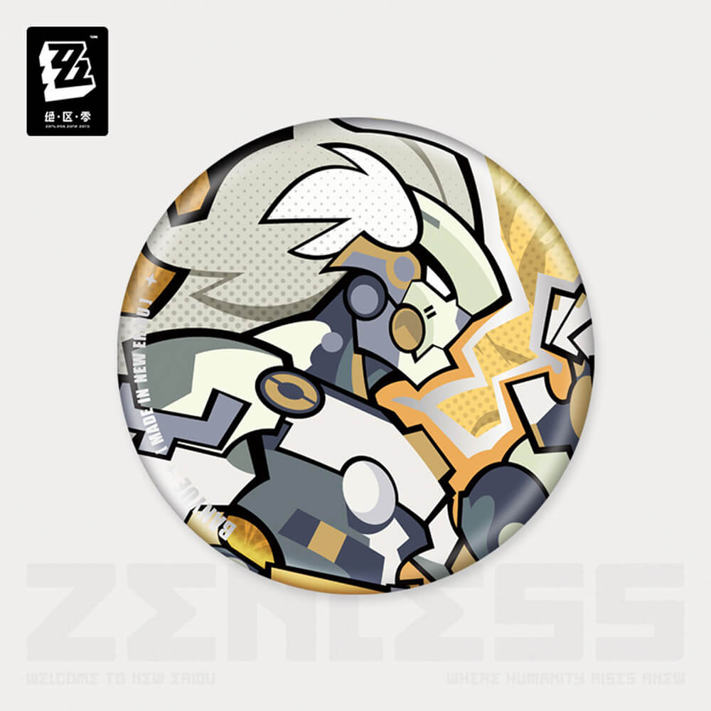 Zenless Zone Zero Krampus Compliance Authority Q Version Badge