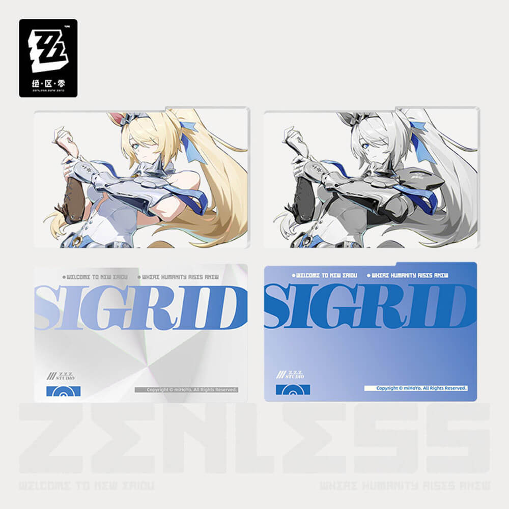 Zenless Zone Zero Mindscape Cinema Series Airspace Patrol Department Framed Acrylic Standee Set