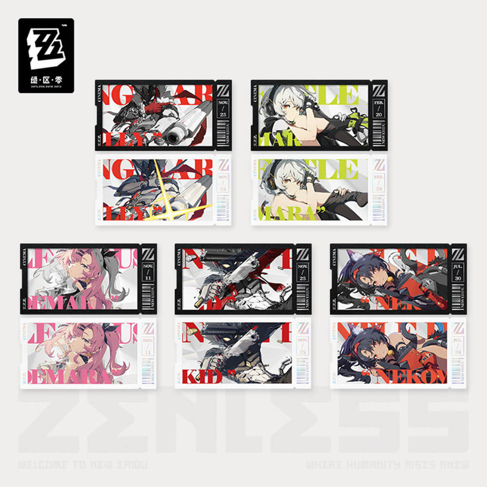 Zenless Zone Zero Mindscape Cinema Series Cunning Hares Card Set