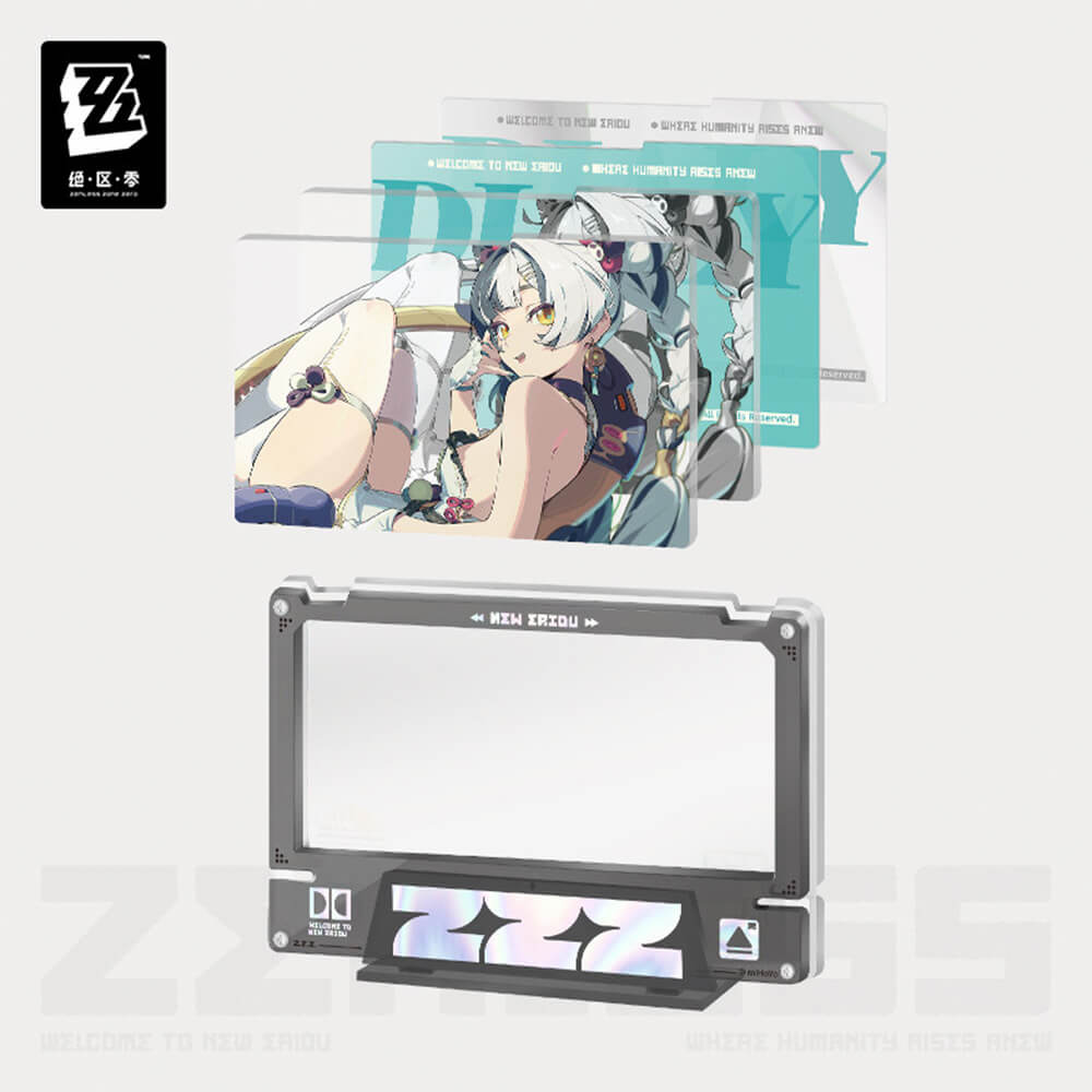 Zenless Zone Zero Mindscape Cinema Series Krampus Compliance Authority Framed Acrylic Standee Set