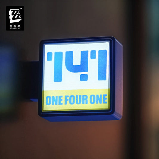 Zenless Zone Zero New Eridu Select Series Store Sign Light Fridge Magnet