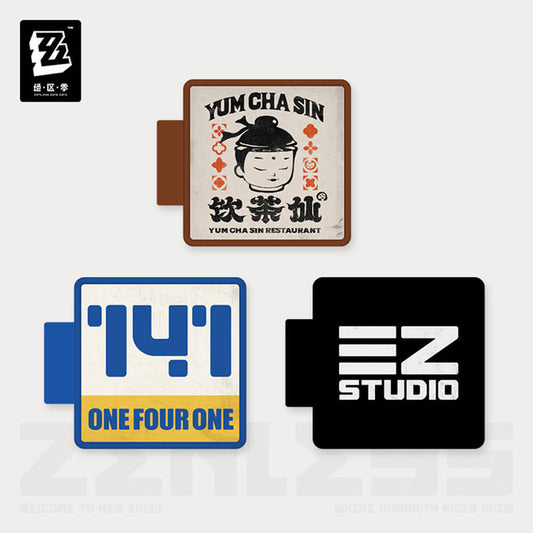 Zenless Zone Zero New Eridu Select Series Store Sign Light Fridge Magnet