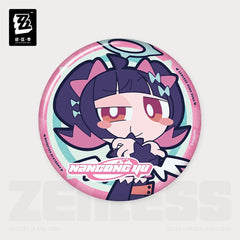 Zenless Zone Zero PINK Sugar Rush Series Angels of Delusion Chibi Badge