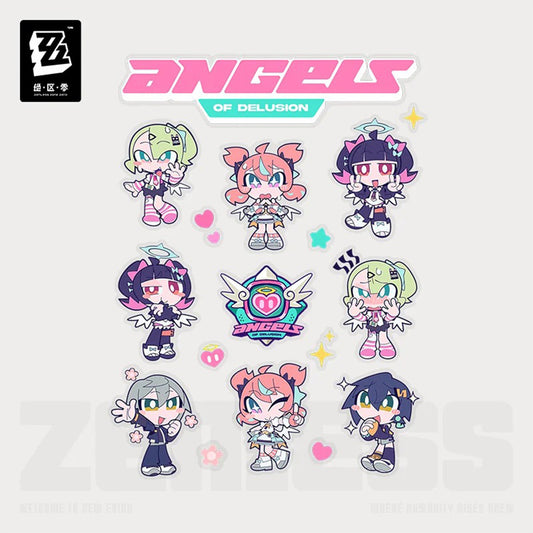 Zenless Zone Zero PINK Sugar Rush Series Angels of Delusion Chibi Sticker