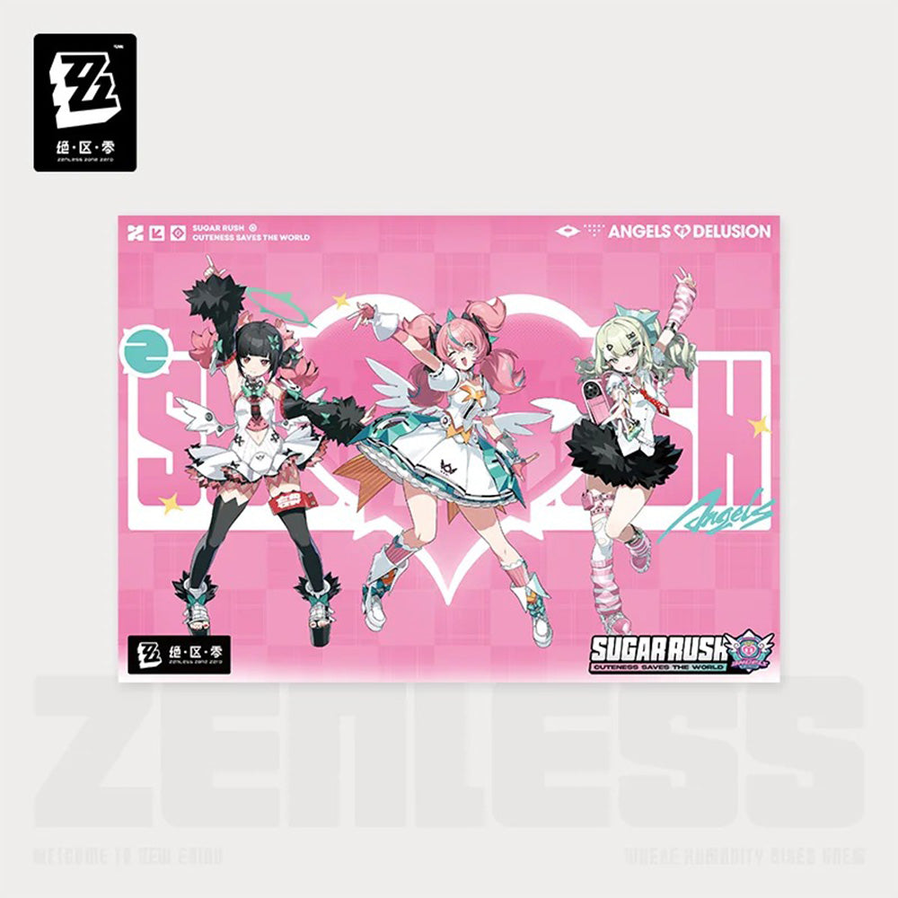 Zenless Zone Zero PINK Sugar Rush Series Angels of Delusion Poster