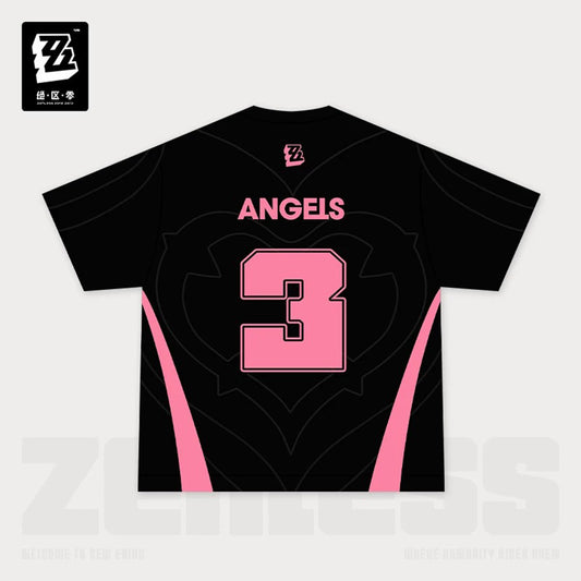 Zenless Zone Zero PINK Sugar Rush Series Angels of Delusion Printed T-shirt